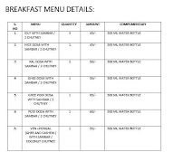 Roja Tea & Tiffin Centre menu 1