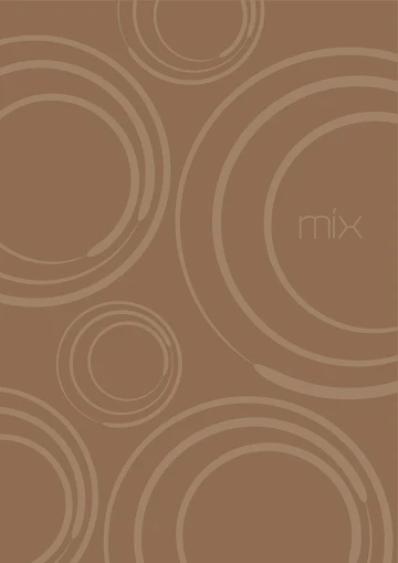 Mix - The Westin menu 