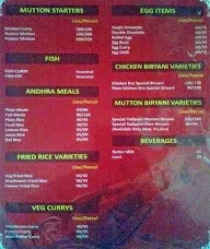 Annapoorna Andhra Restaurant menu 6