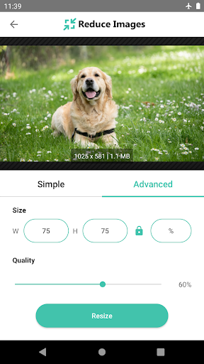 Screenshot Reduce Images - Image Resizer