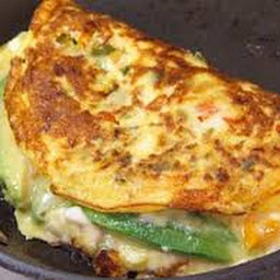 Avocado & Cheddar Cheese Omelette