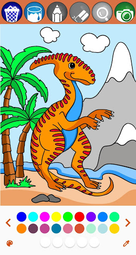 Jeu de dinosaures à colorier APK MOD screenshots 1