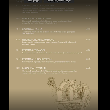 Little Italy menu 