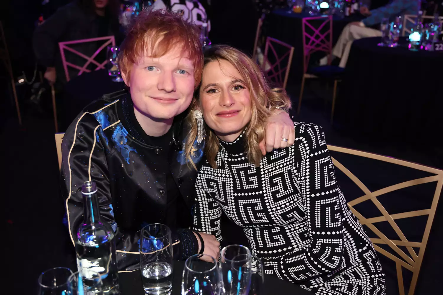 (Ed Sheeran e Cherry Seaborn/ Foto: Getty Images)