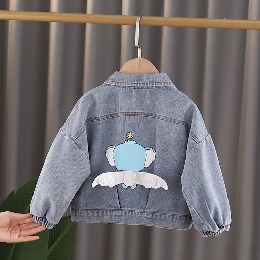 Title 1, Girls denim jacket with polo collar, offering ...