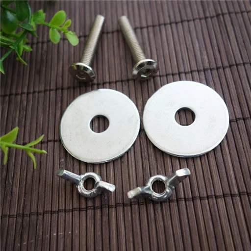 10Pcs Birds Perch Holder Parrot House Screw and Food Feeder Parts Bird Cage Breeding Box Accessories