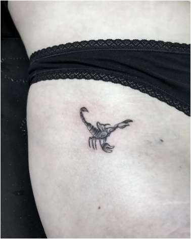 Scorpion Miniature Animal Tattoo Women