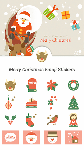 Merry Christmas Emoji Stickers