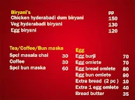 Sky House Food Court menu 2