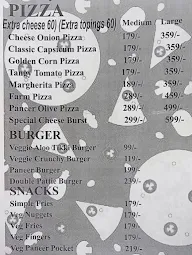 Pizza Time menu 1