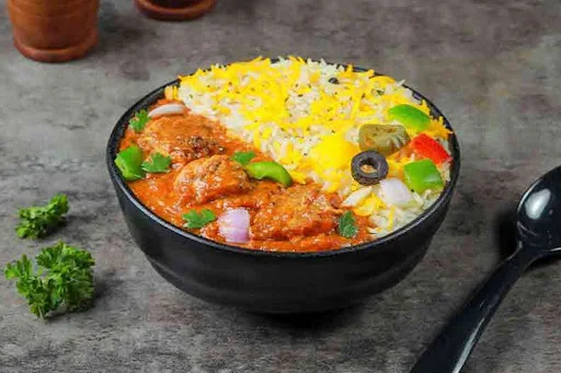 Chicken Kadhai Rice Bowl