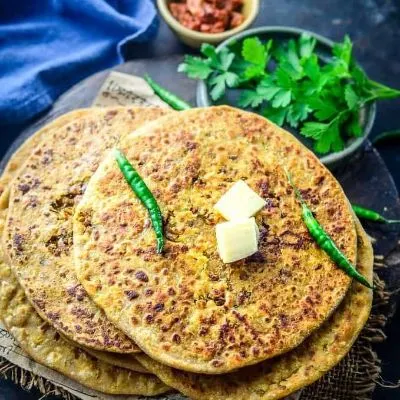 Chicken Tikka Paratha ( Desi Ghee) Big Size