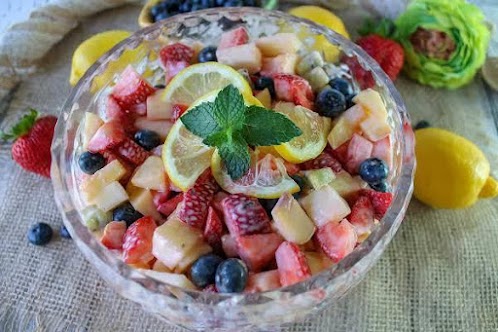 Lemon Dressed Fruit Salad