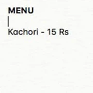 Shegaon Kachori menu 1