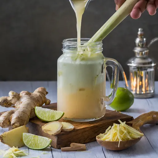 Lemongrass Ginger Shake [450 Ml, 1 Mason Jar]