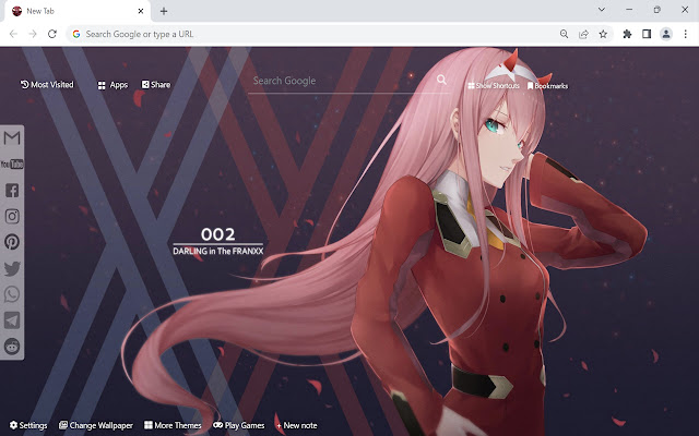 Zero Two Wallpaper