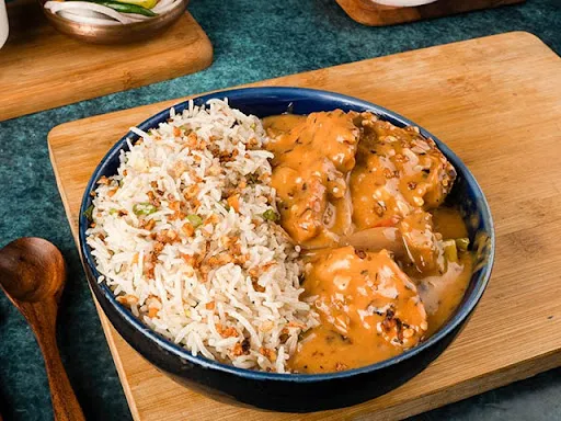 Asian Chicken Bowl with Butter Garlic Rice