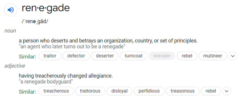 Traitor Meaning 