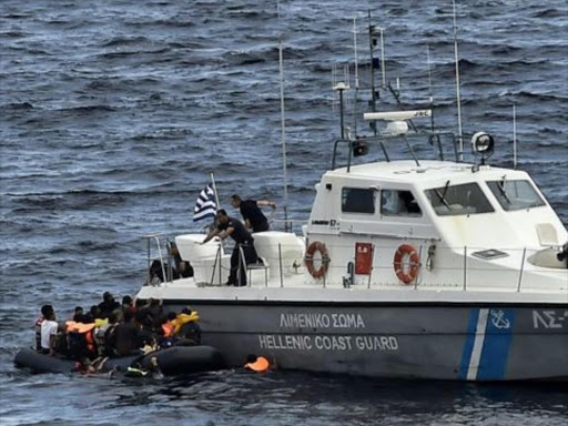 A Greek rescue in 2015: It is rare for such operations to take place off Greece's west coast. / Photo by BBC