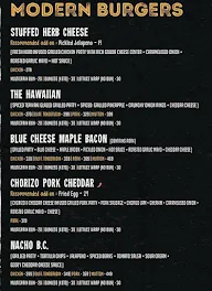 Jimis Burger menu 2