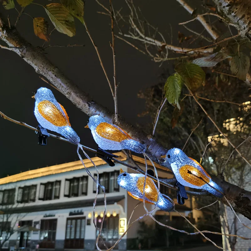 Title 2, Lampe solaire LED pour pelouse Little Bird