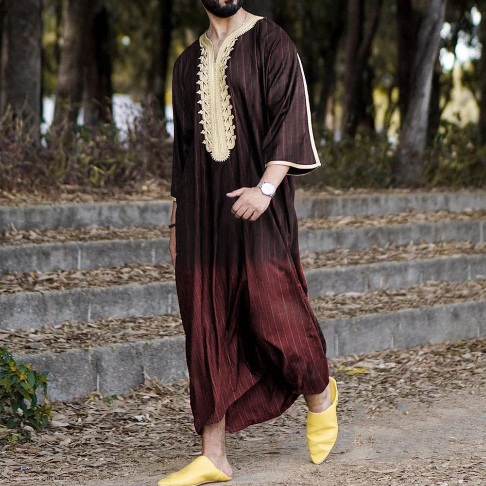 Title 2, Roupa masculina estilo étnico, solta, casual, d...