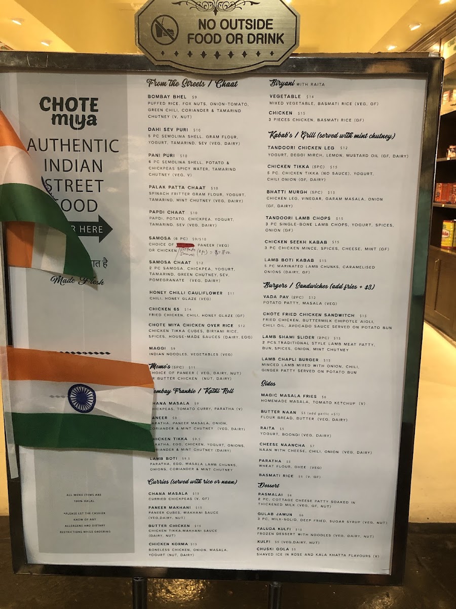 Gluten-Free at Chote Miya