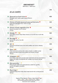 Mints, Radisson Blu menu 7