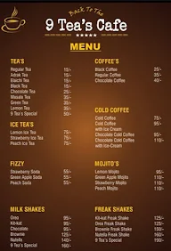 9 Tea's Cafe menu 2