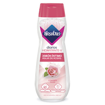 Jabón Intimo Nosotras Agua de Rosas Frasco x 200 ml  