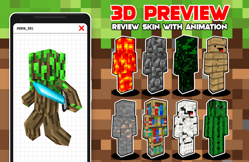 Screenshot Camouflage Skins for Minecraft