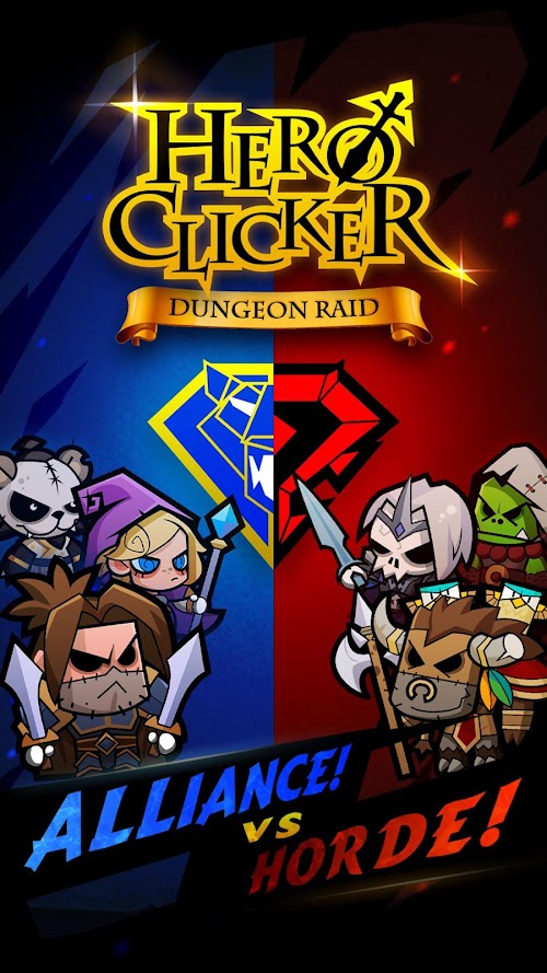 Android application Hero Clicker - Dungeon Raid screenshort