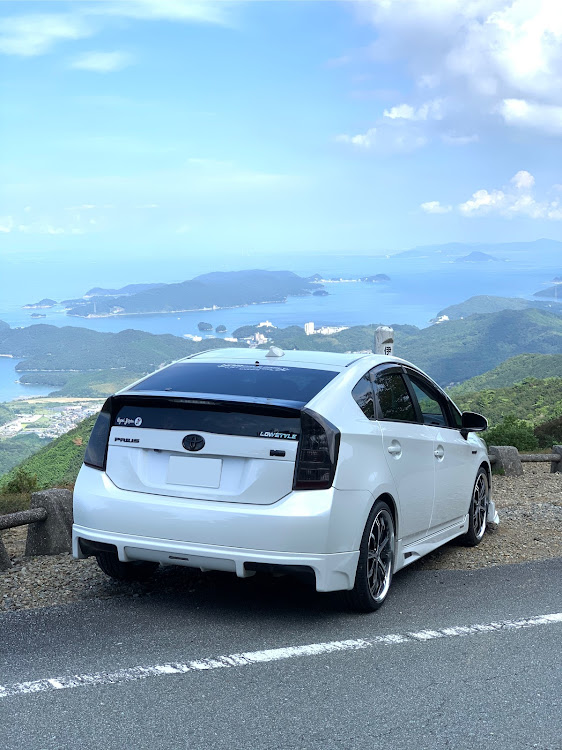 プリウスの伊勢志摩スカイライン・貝づくし・KNM   PRIUS  Familyに関するカスタム事例の投稿画像2枚目