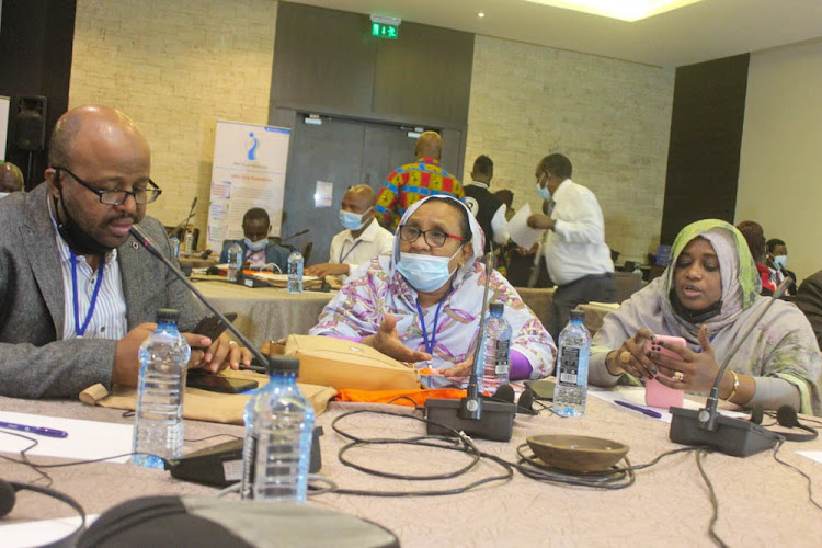 Participants during the 8th General Assembly of NBD in Nairobi on December 11.