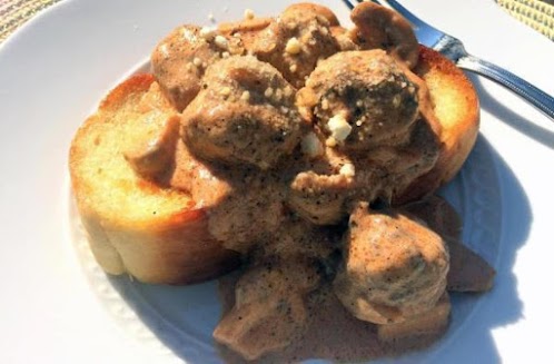 Slow Cooker Meatball Stroganoff