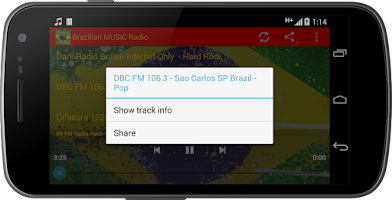 Brazilian MUSIC Radio Screenshot