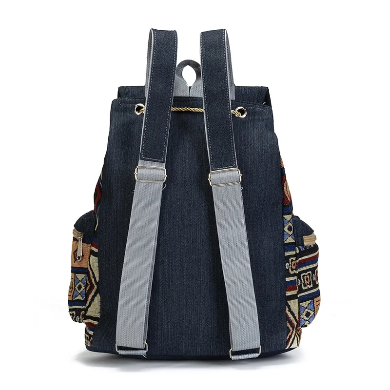 Sac à dos femme ethnique, parfait pour le quotidien et les voyages. Grand compartiment, style unique et confort optimal. Commandez le vôtre!