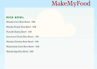 MakeMyBowl menu 1