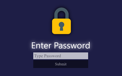 Chrome Password Lock