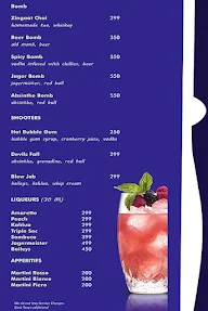 V Lounge & Deck menu 5