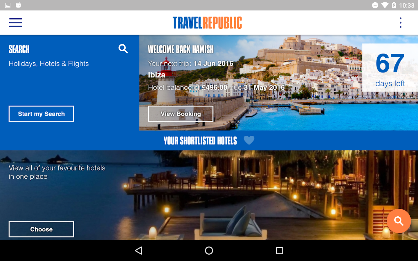 travel republic holidays login