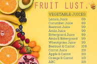 Fruit Lust menu 3