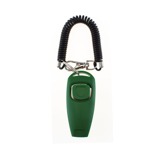 Title 9, Two-in-One Clicker Pet Training Tool and Whistl...