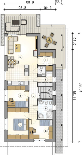 Olimpia Plus - Rzut parteru