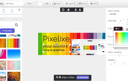 Pixelixe Graphic & Image Editor Preview image 0