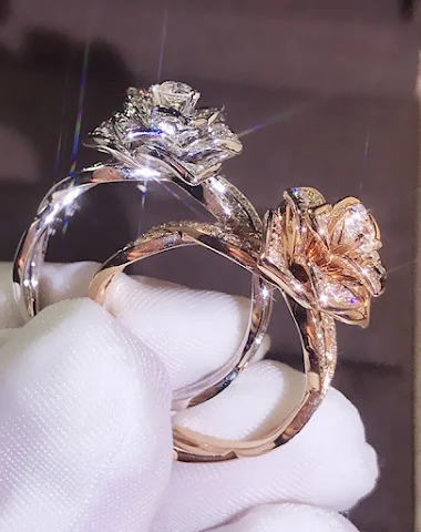 Bague de mariage sociale pour femme - 2