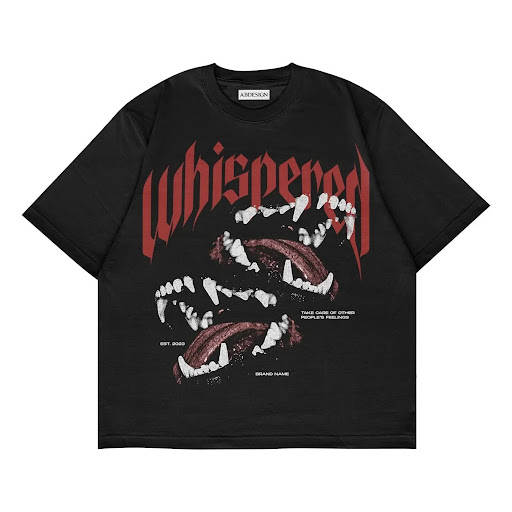 Title 19, High Street Skull Print Oversized Gothic Cotton...