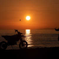 Fotografando la mia moto di 