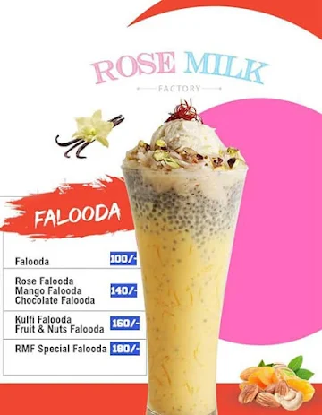 Rose Milk Factory menu 