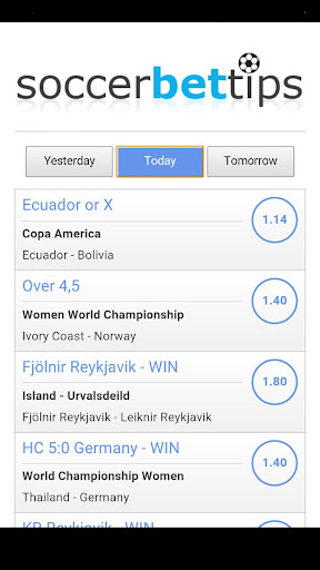 Soccer Bet Tips